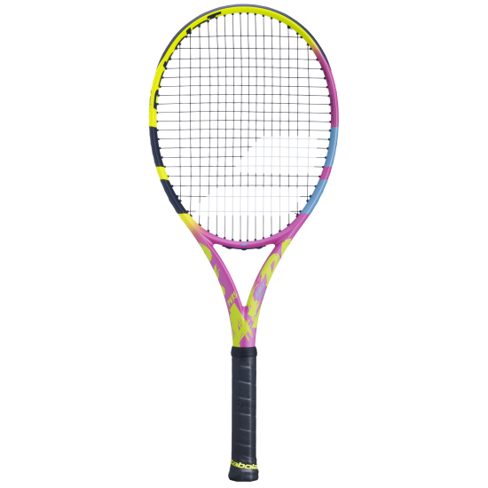 MINI RAQUETE BABOLAT PURE AERO RAFA - AMARELO/ROSA/AZUL